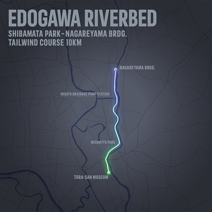 コースマップ EDOGAWA RIVERBED