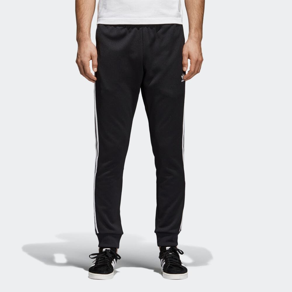 adidas track pants elastic ankle