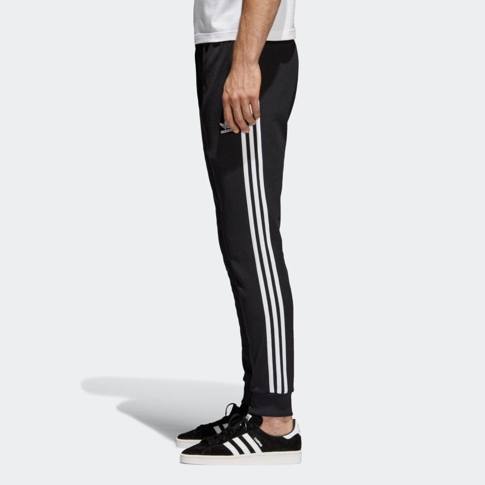 adidas fitted track pants