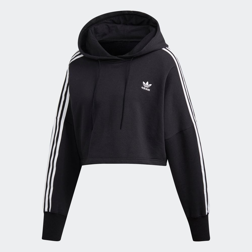 black adidas jacket with hood