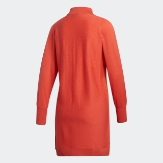 スリーストライプス プルオーバー セーターワンピース / Crewneck Sweater Dress