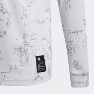 ヒストリカルパターン 長袖ボタンダウンシャツ / Allover Print Long Sleeve Polo Shirt