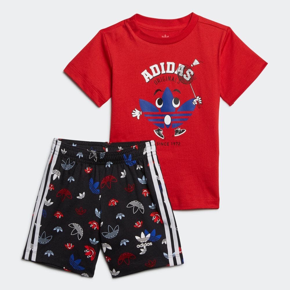 アディダス公式通販 半袖tシャツ 上下セット Iyn55 Gd2850 オリジナルス キッズ 子供用 セットアップ Adidas