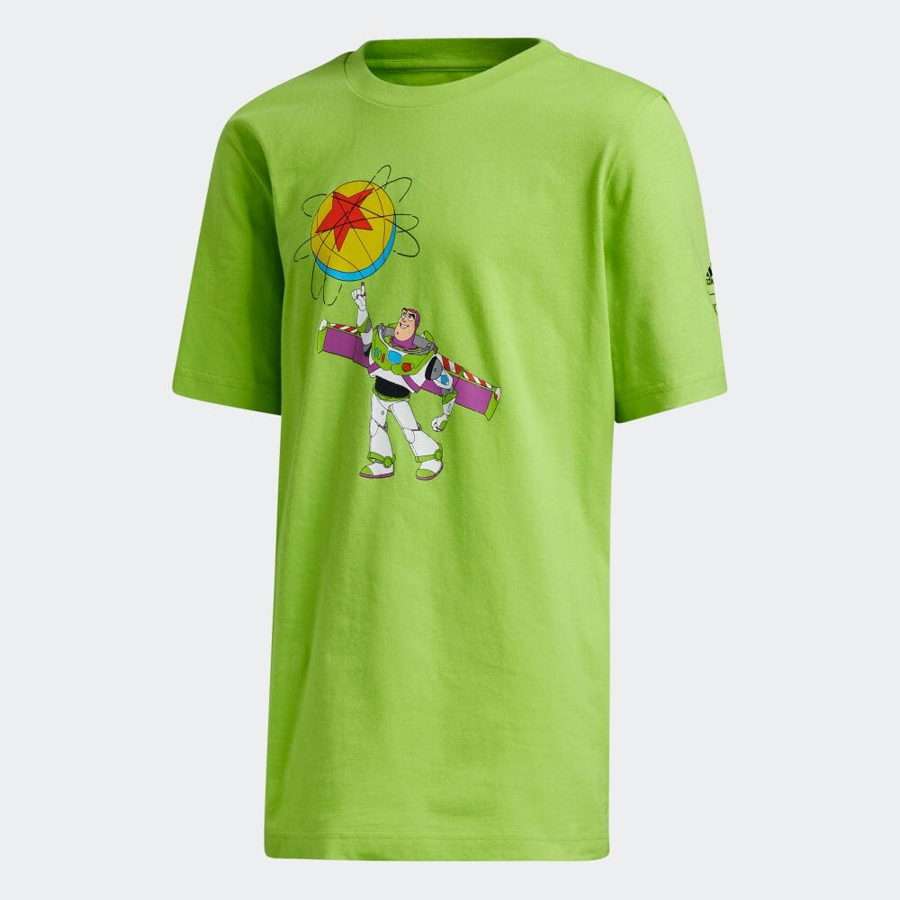 アディダス公式通販 バズ ルクソー バスケットボール トイ ストーリー Tシャツ Buzz Luxo Basketball Toy Story Tee Gh8041 キッズ 子供用 バスケットボール Tシャツ Adidas オンラインショップ