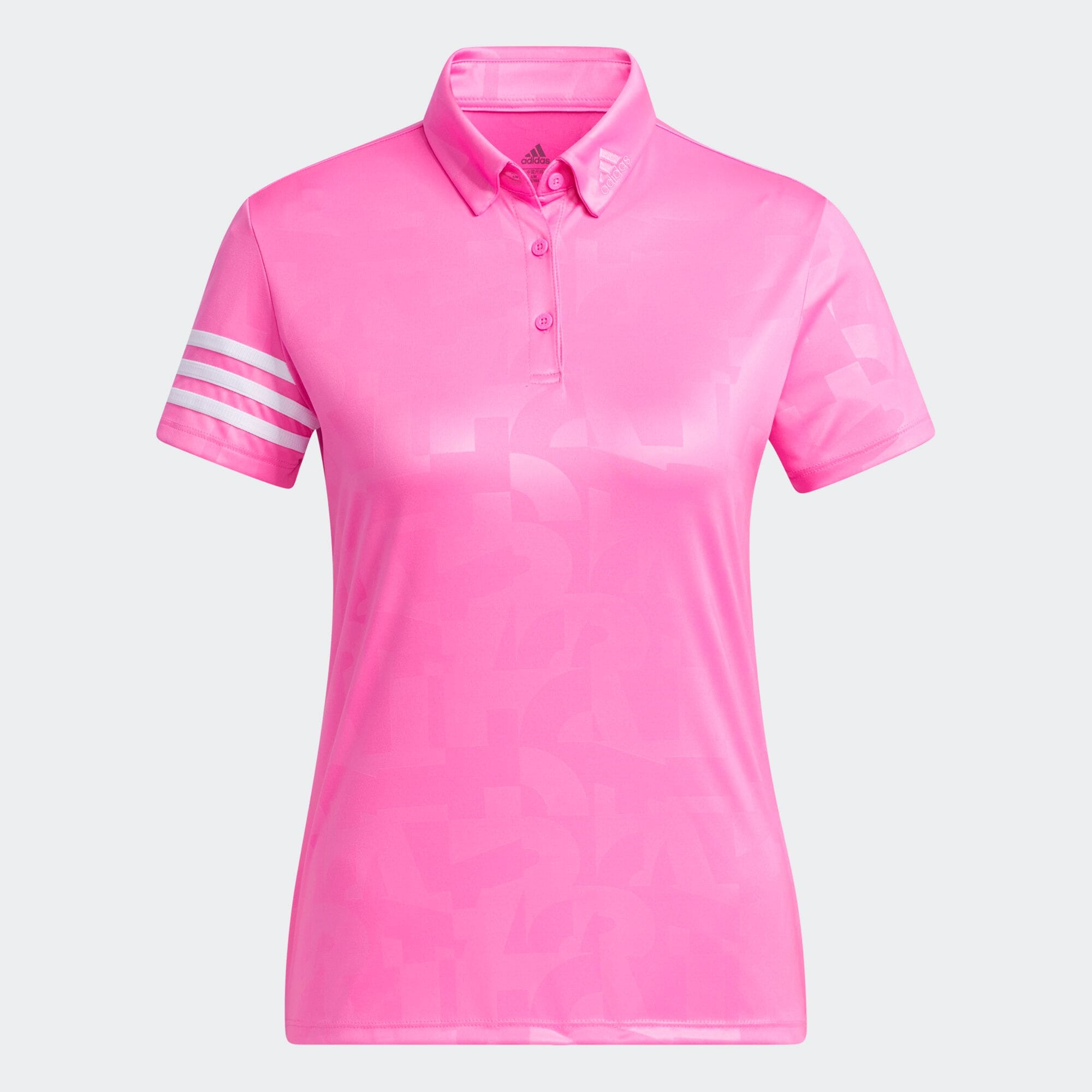 アディダス公式通販】エンボスプリント 半袖ボタンダウンシャツ / Polo Shirt [23286]｜[GM3673]｜レディース ゴルフ ポロシャツ ｜adidas オンラインショップ