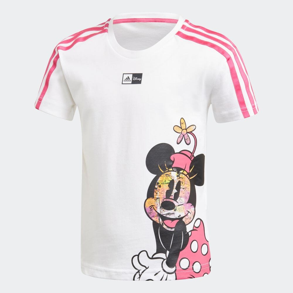 アディダス公式通販 ディズニー ミッキーマウス Tシャツ Disney Minnie Mouse Tee Jkl23 Gm6922 ガールズ ジム トレーニング Tシャツ Adidas