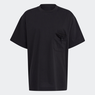 Y-3 CLASSIC PAPER JERSEY POCKET TEE