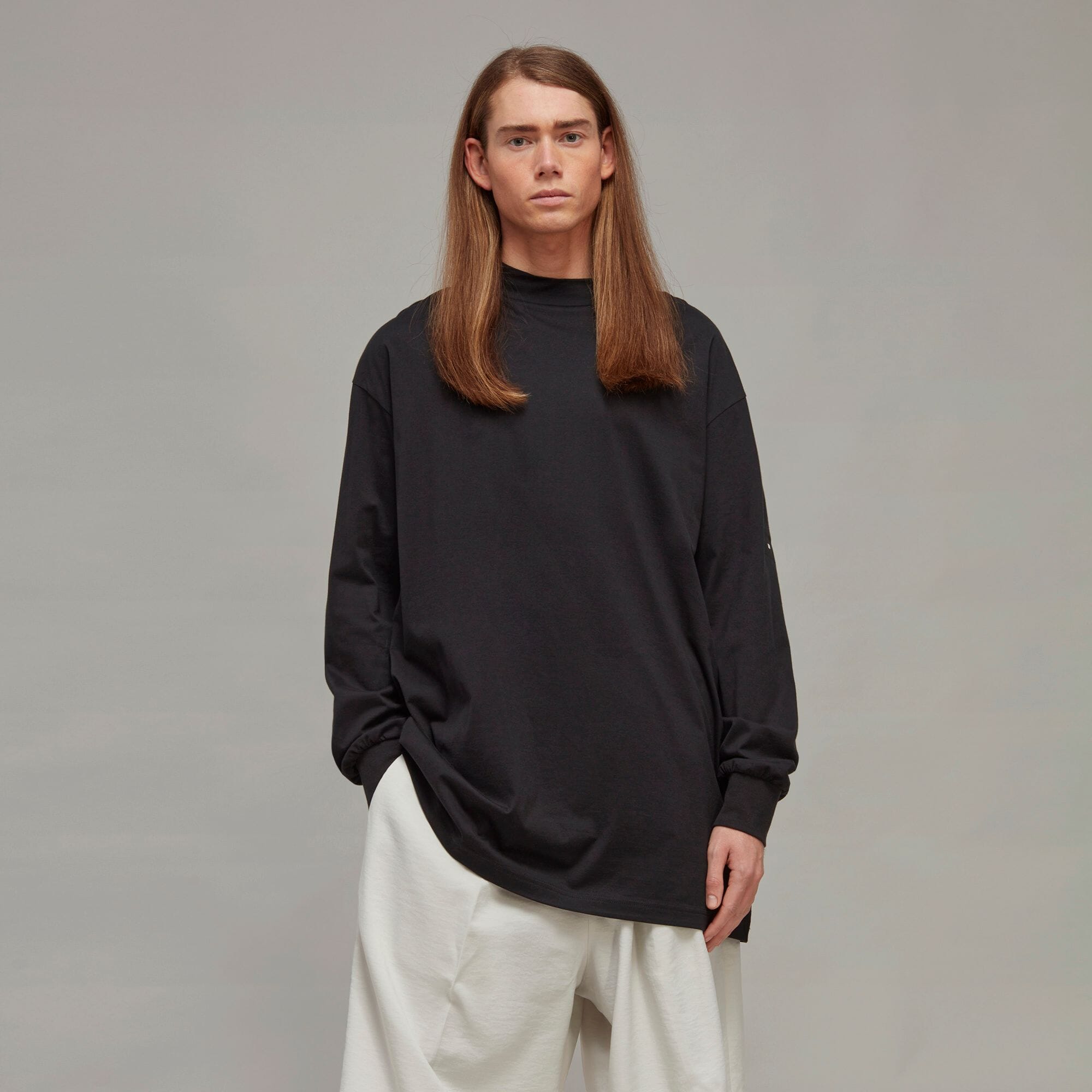 Y-3 MOCK NECK TEE Y-3