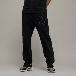 Y-3 GRAPHIC LOGO FRENCH TERRY PANTS