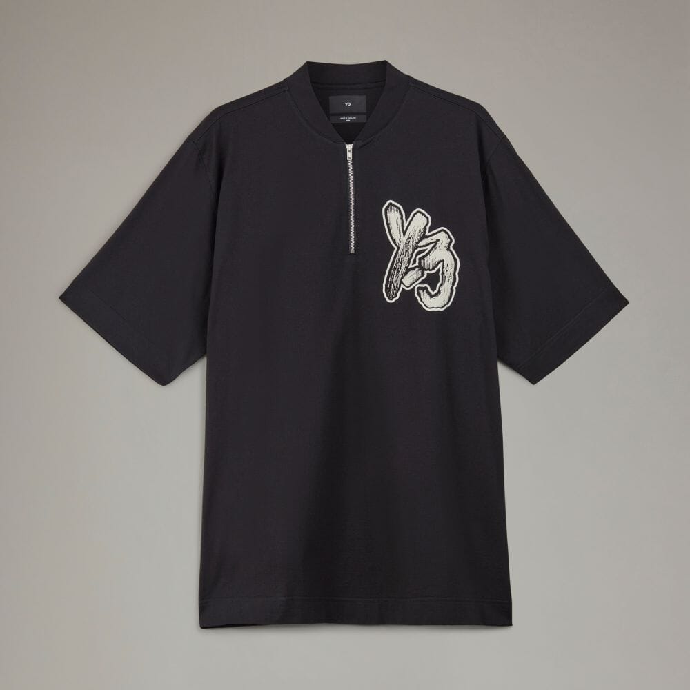 アディダス公式通販】Y-3 HALF-ZIP SHORT SLEEVE TEE [BUO30]｜[H44812