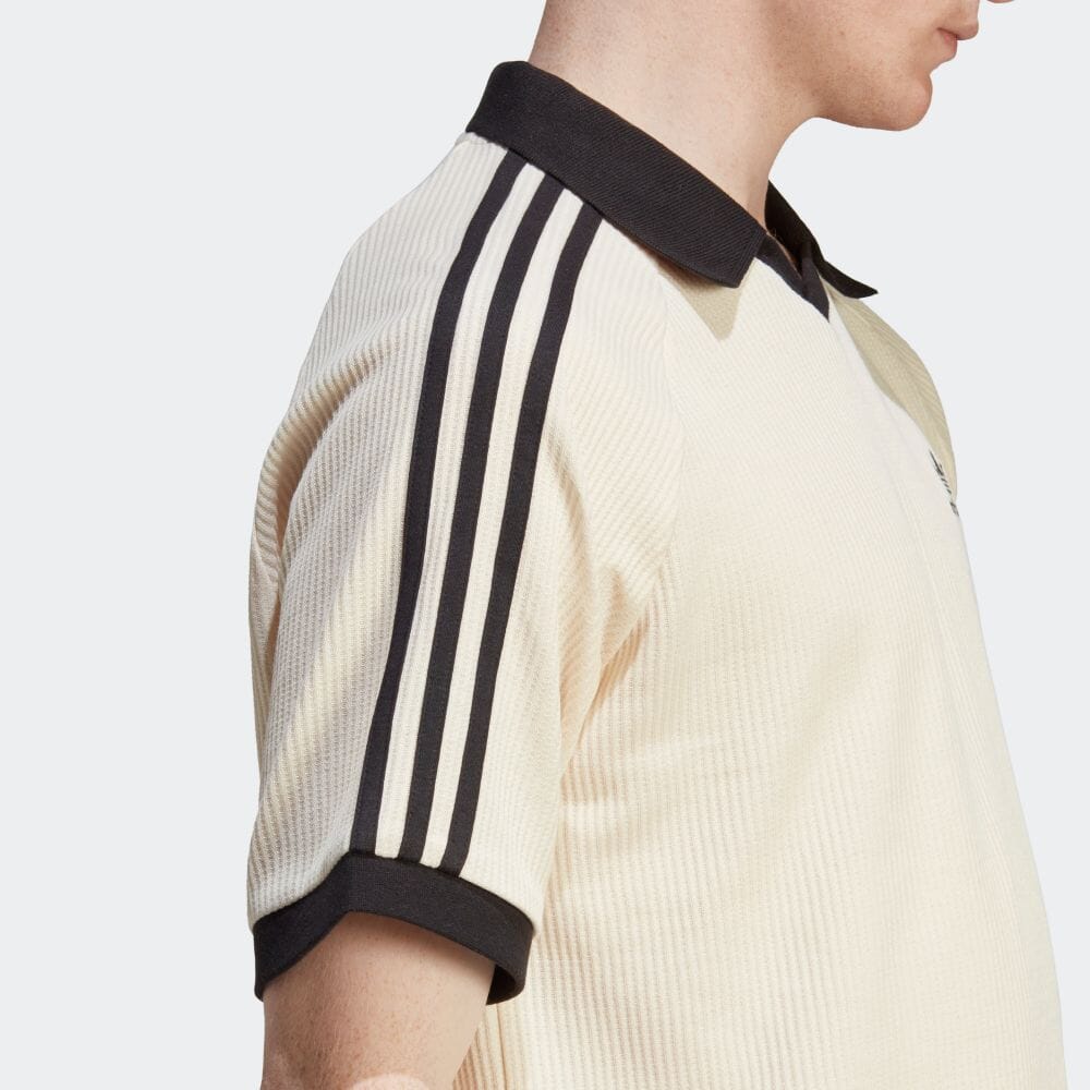 新品未使用タグ付き】S adidas Originalsワッフル ポロシャツ - agedor.ma