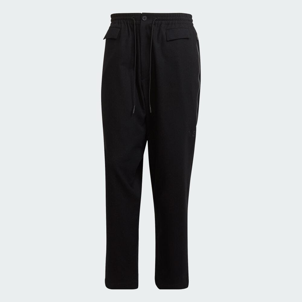 Y-3 WOOL FLANNEL CARGO PANTS