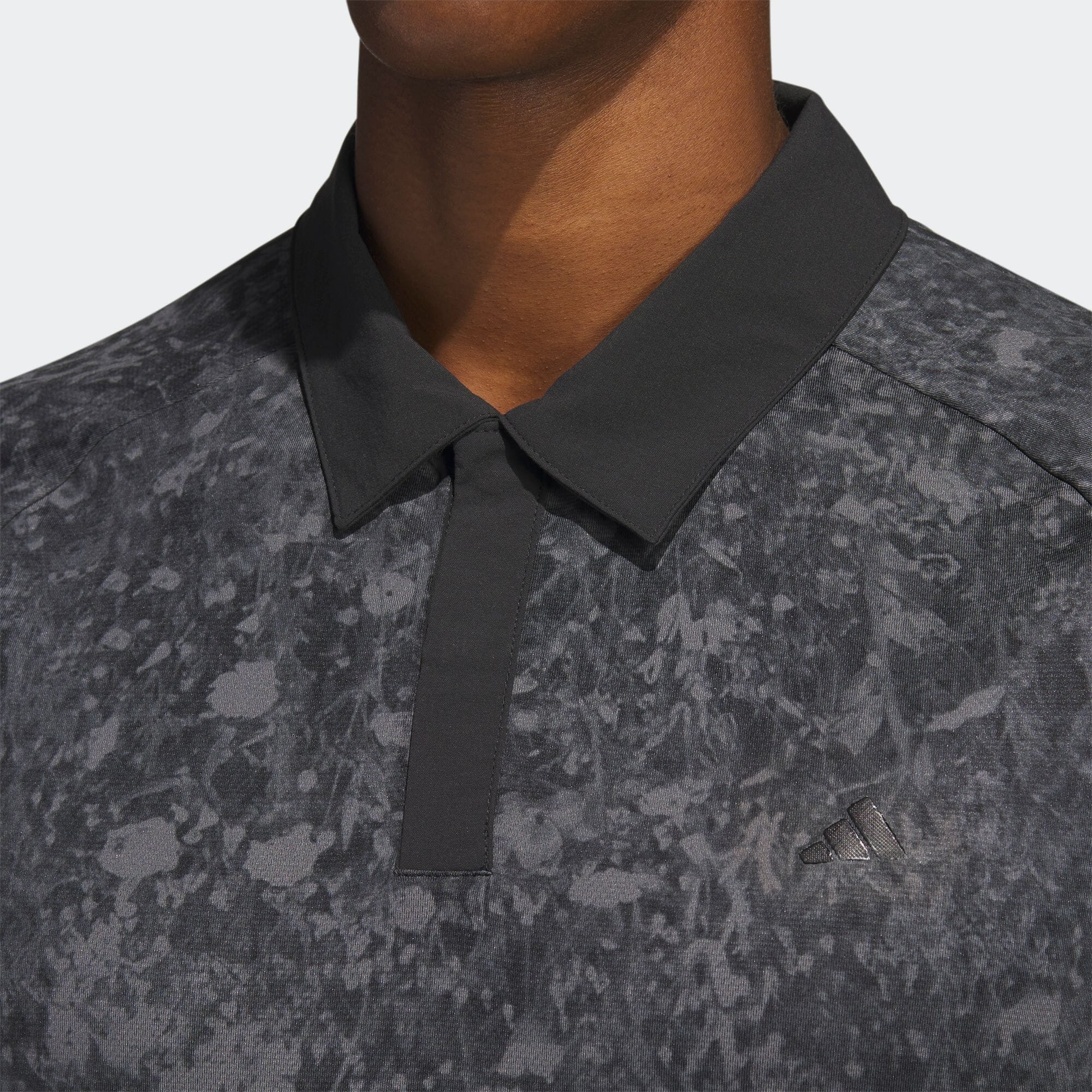 トーナルボタニカルプリント 半袖クレリックカラーシャツ メンズ ゴルフ