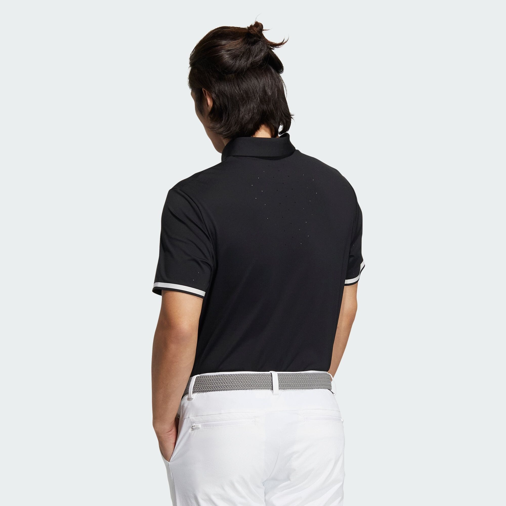 パンチング ストレッチ 半袖ボタンダウンシャツ メンズ ゴルフ