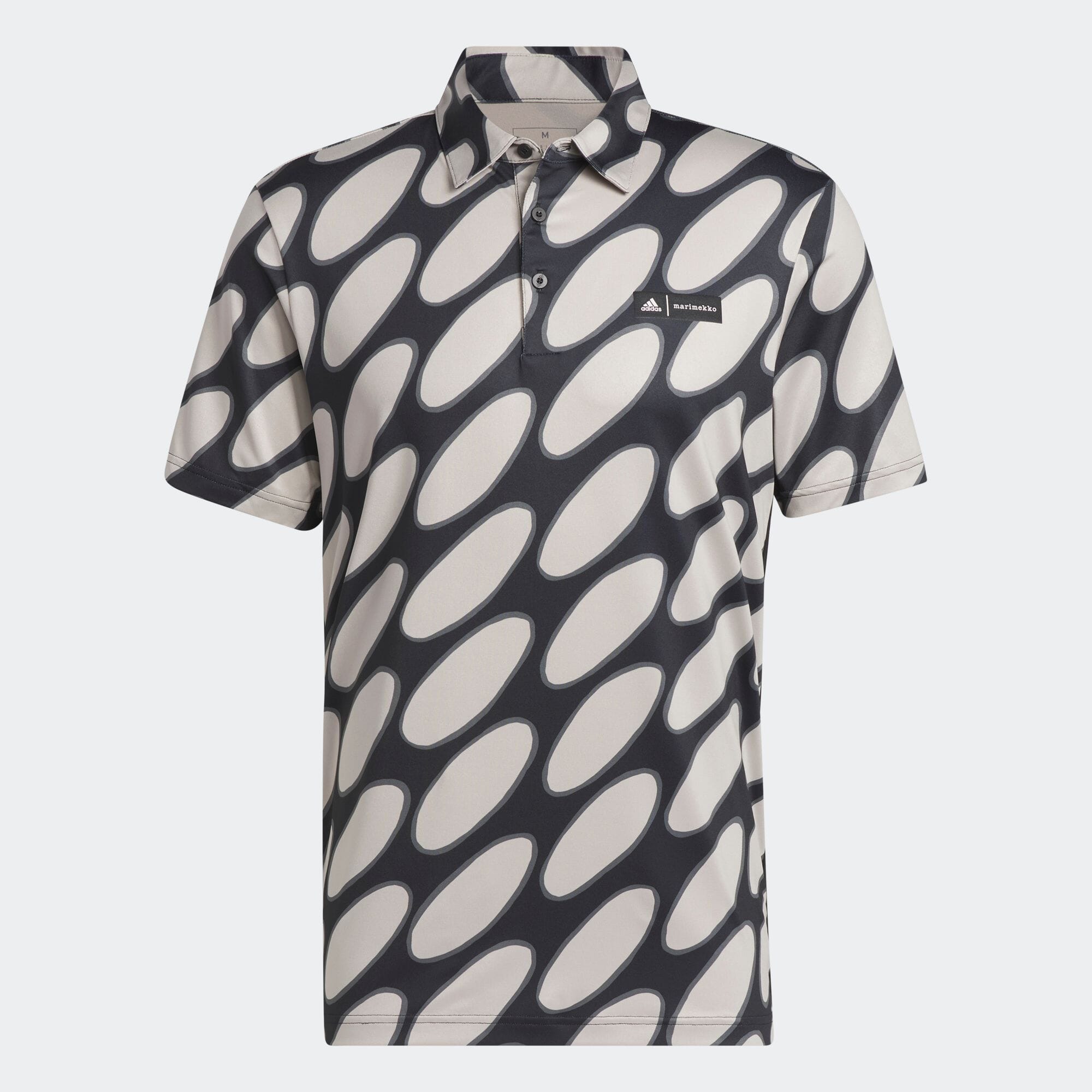 マリメッコ リンッシ柄 半袖プリントシャツ メンズ ゴルフ
