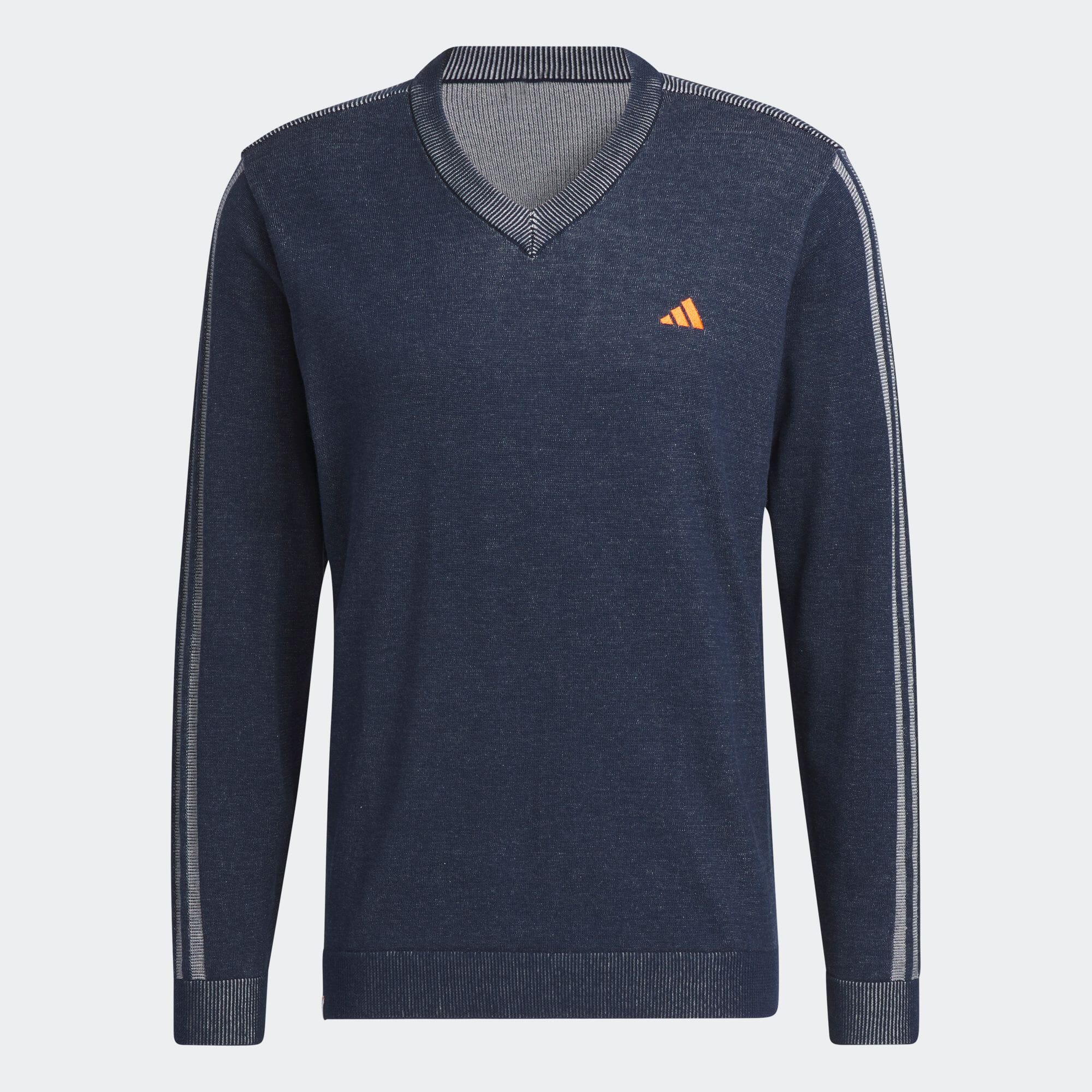 adidas Golf ストライプVネックセーター