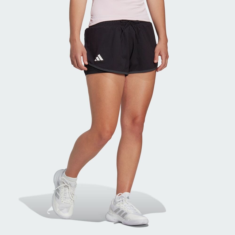 adidas テニス レディース ハーフパンツ L - ウェア