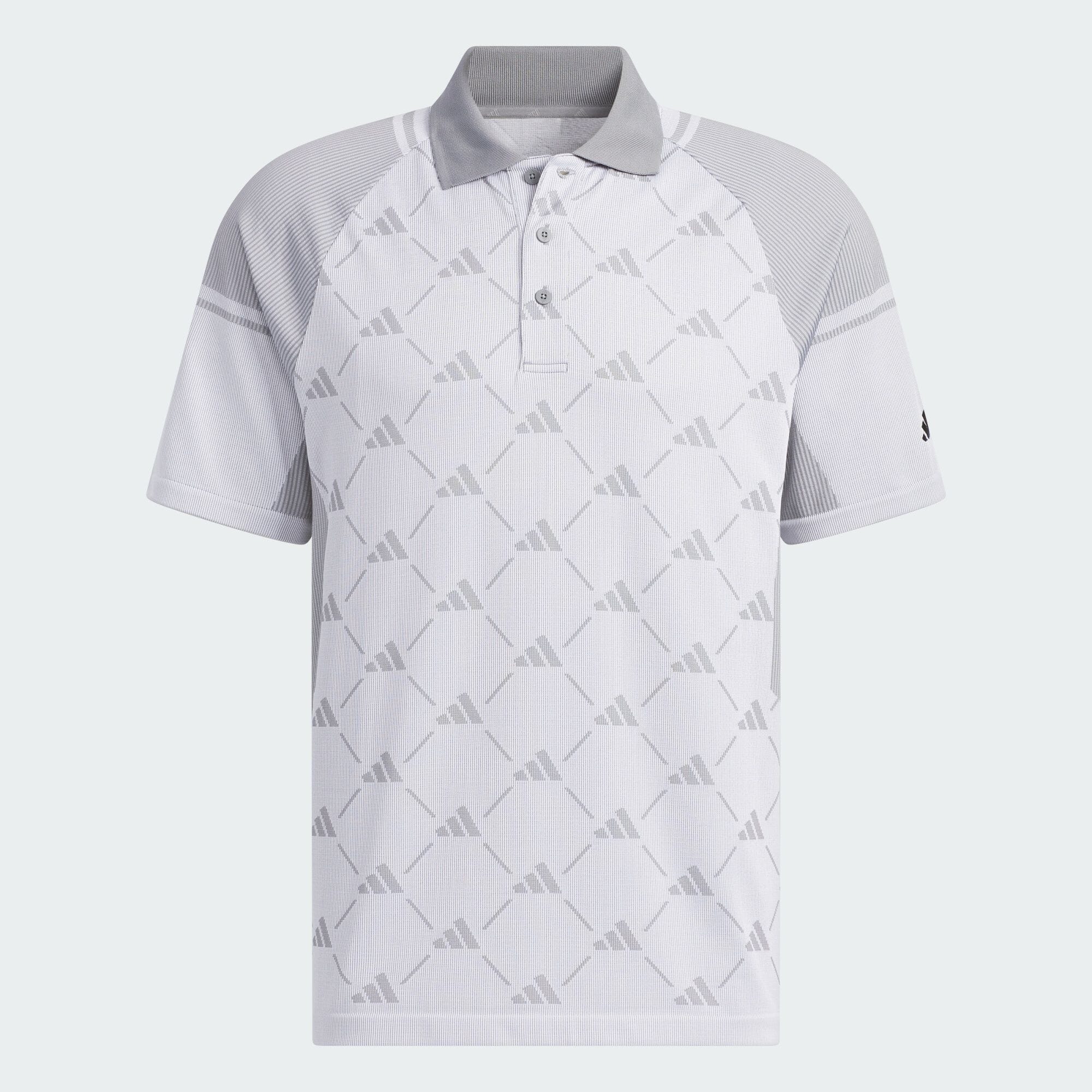 PRIMEKNIT サイドシームレス モノグラム 半袖ポロシャツ メンズ ゴルフ