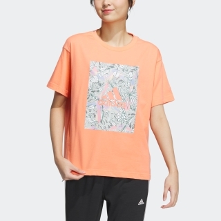 ＜アディダス＞ ボタニカルグラフィック ルーズフィット 半袖Tシャツ画像