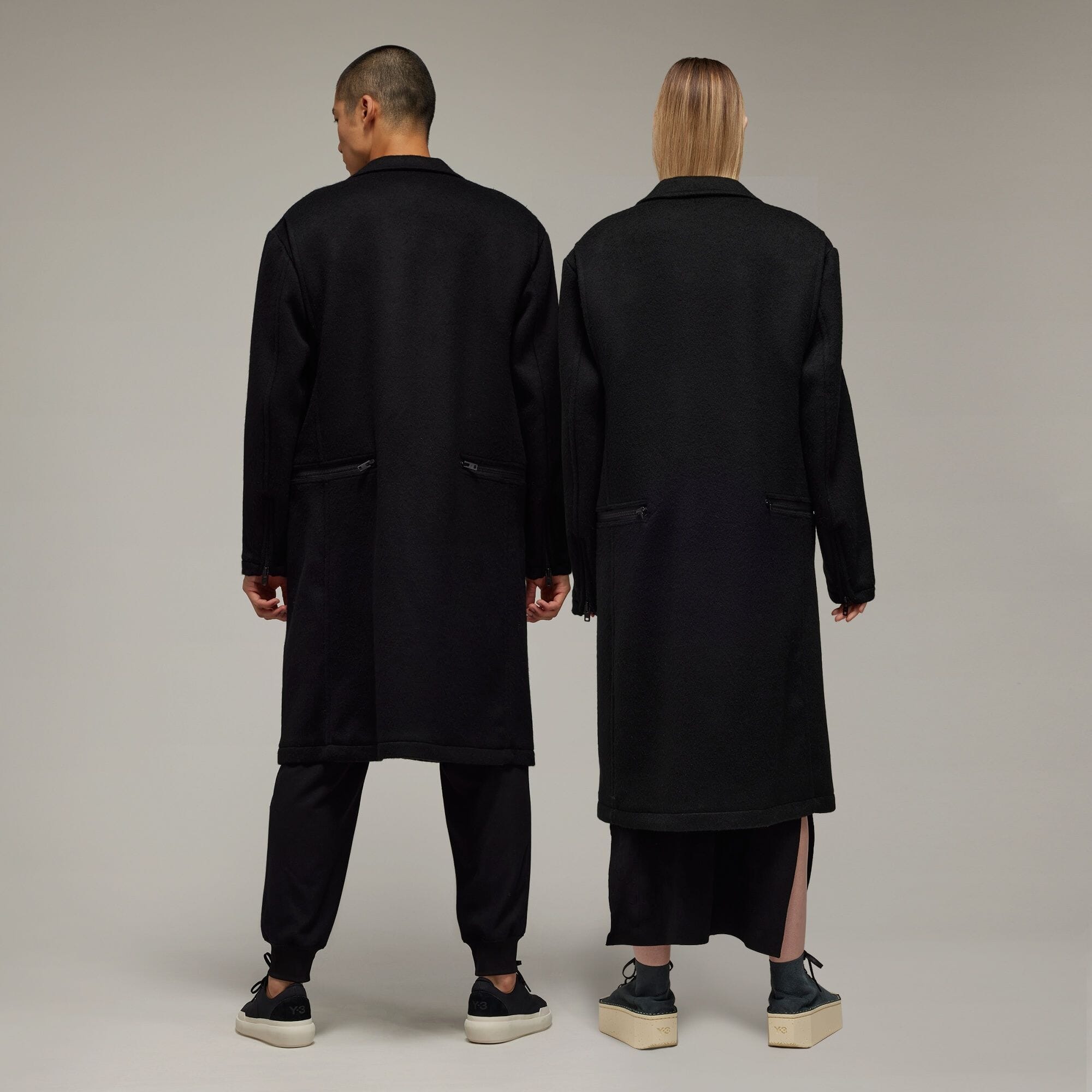 Y-3 TAILORED WOOL COAT Y-3