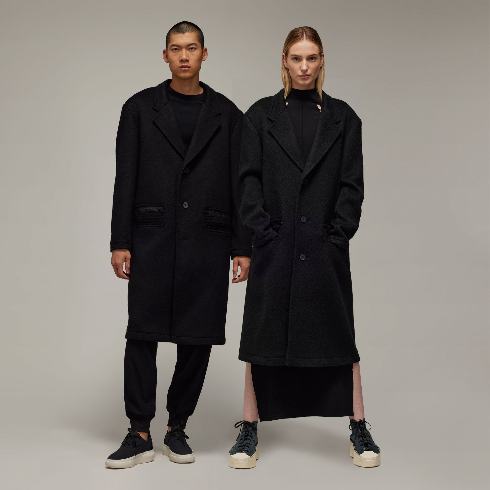 Y-3 TAILORED WOOL COAT Y-3