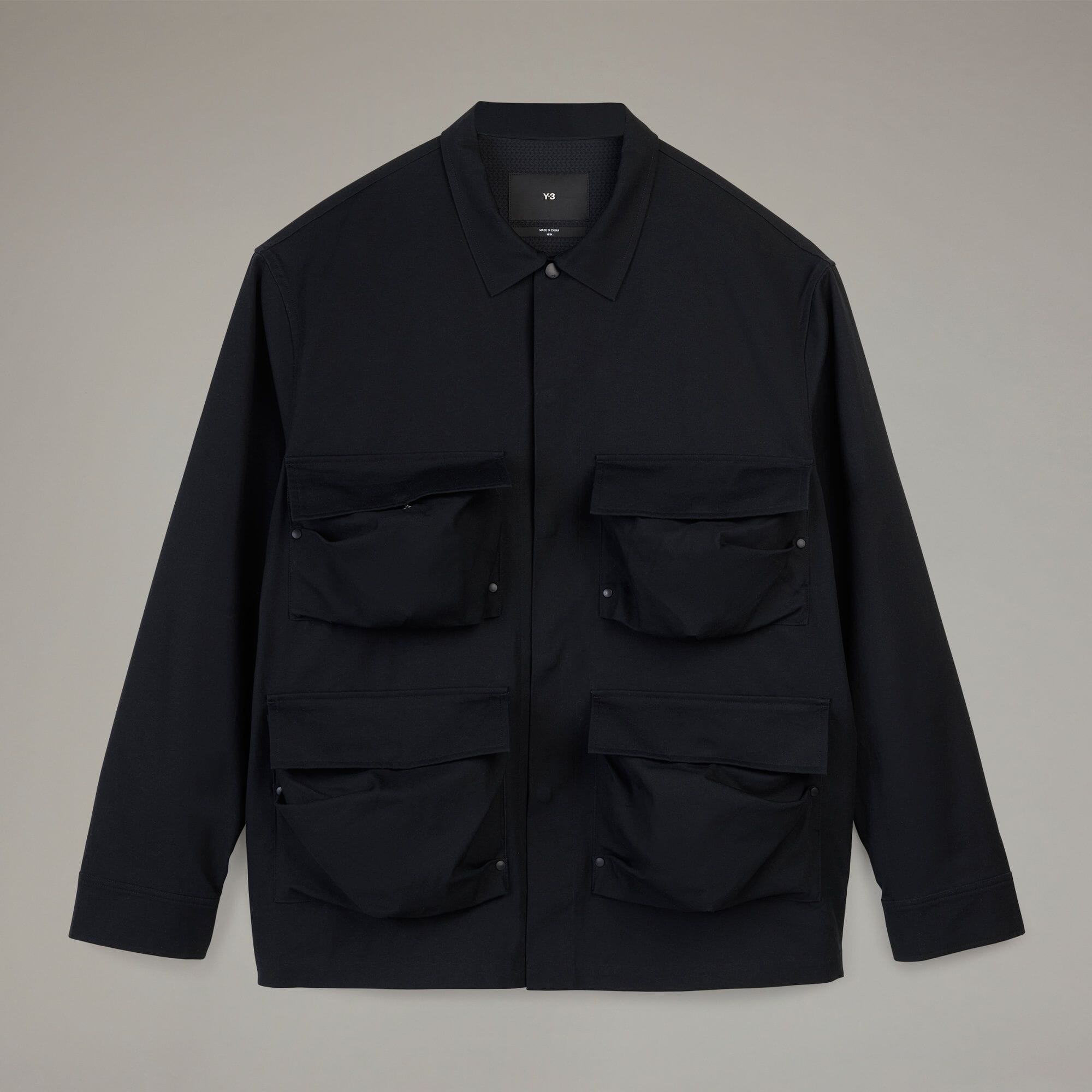 Y-3 LONG SLEEVE POCKET OVERSHIRT Y-3