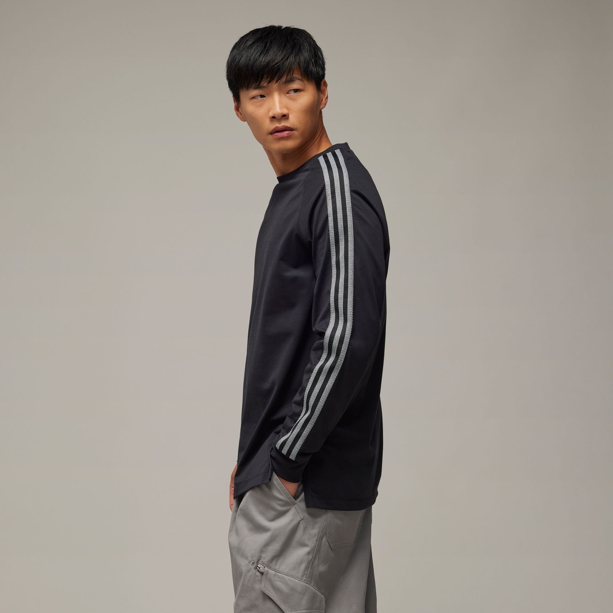 Y-3 3-Stripes Long Sleeve Tee Y-3