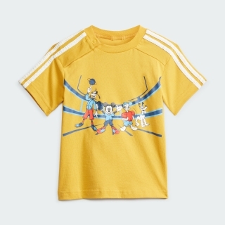 adidas × Disney ミッキーマウス 半袖Tシャツ
