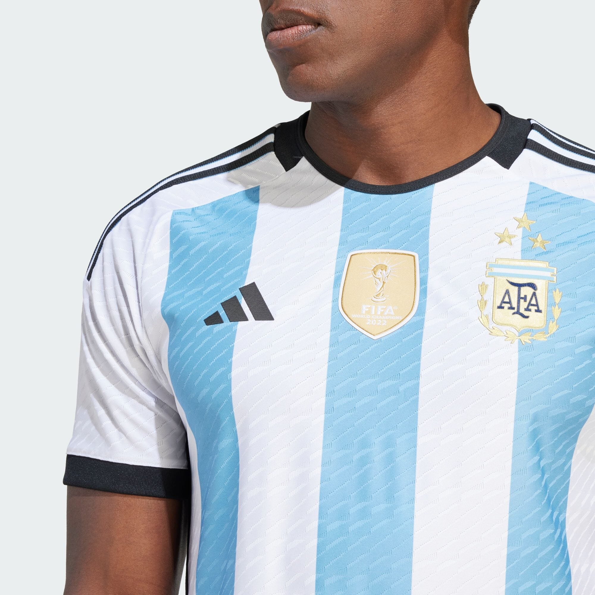 アルゼンチン代表 22 3スターズ ホームオーセンティックユニフォーム メンズ サッカー|フットサル
