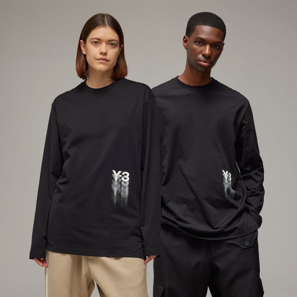 Y-3 Graphic Long Sleeve Tee