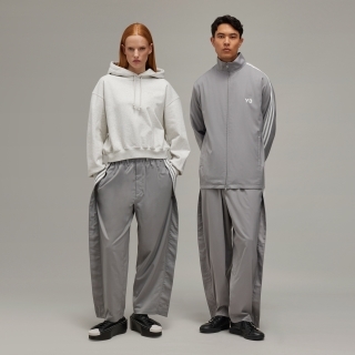 Y-3 REFINED WOOL TRACK PANTS - 3-STRIPES