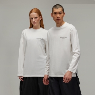 Y-3 LOGO LONG SLEEVE TEE